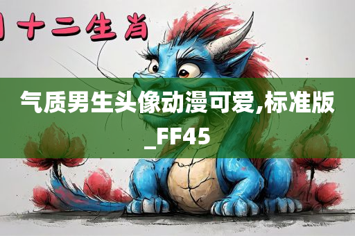 气质男生头像动漫可爱,标准版_FF45