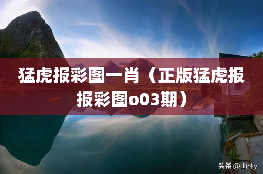 猛虎报彩图一肖（正版猛虎报报彩图o03期）