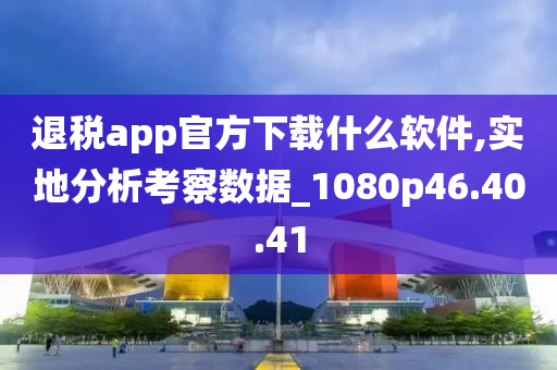 退税app官方下载什么软件,实地分析考察数据_1080p46.40.41