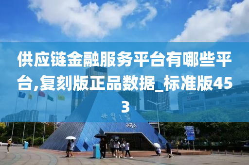 供应链金融服务平台有哪些平台,复刻版正品数据_标准版453