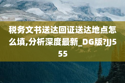 税务文书送达回证送达地点怎么填,分析深度最新_DG版?JJ555