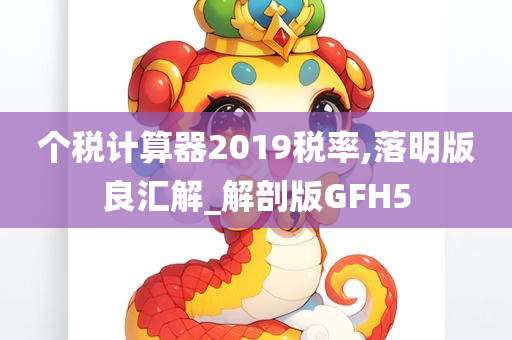 个税计算器2019税率,落明版良汇解_解剖版GFH5