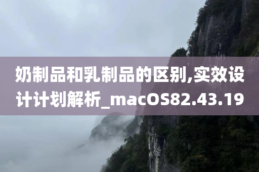 奶制品和乳制品的区别,实效设计计划解析_macOS82.43.19