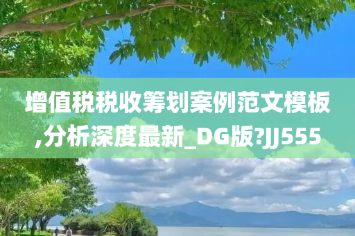 增值税税收筹划案例范文模板,分析深度最新_DG版?JJ555