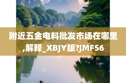 附近五金电料批发市场在哪里,解释_XBJY版?JMF56