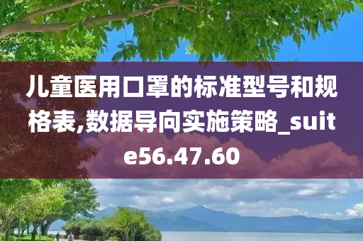 儿童医用口罩的标准型号和规格表,数据导向实施策略_suite56.47.60