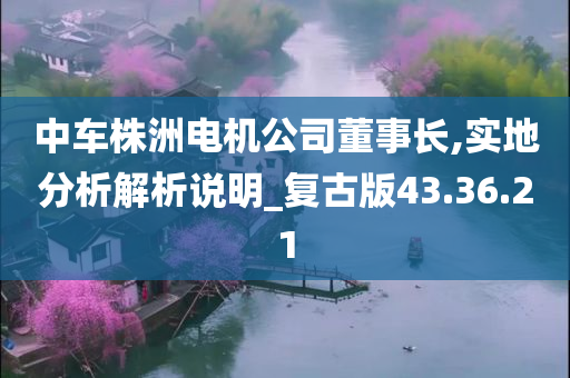 中车株洲电机公司董事长,实地分析解析说明_复古版43.36.21