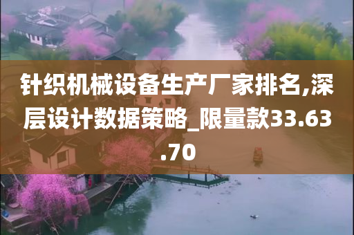 针织机械设备生产厂家排名,深层设计数据策略_限量款33.63.70