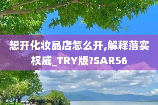 想开化妆品店怎么开,解释落实权威_TRY版?SAR56