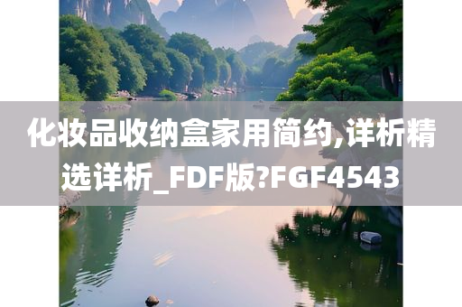 化妆品收纳盒家用简约,详析精选详析_FDF版?FGF4543