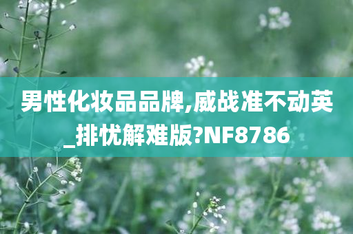 男性化妆品品牌,威战准不动英_排忧解难版?NF8786