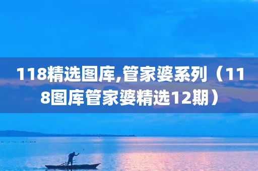 118精选图库,管家婆系列（118图库管家婆精选12期）