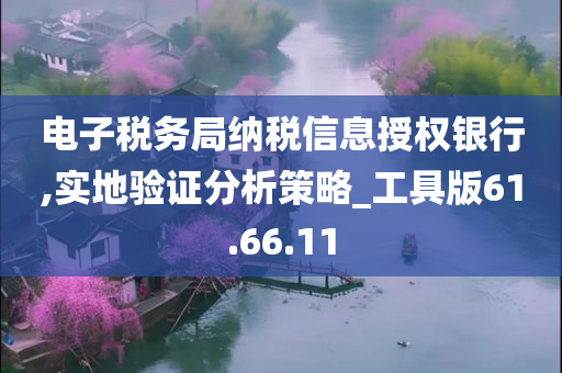 电子税务局纳税信息授权银行,实地验证分析策略_工具版61.66.11