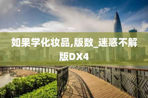 如果学化妆品,版数_迷惑不解版DX4