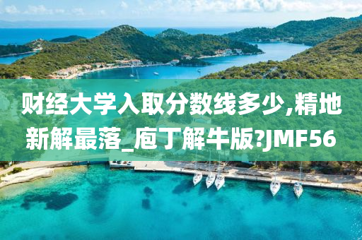 财经大学入取分数线多少,精地新解最落_庖丁解牛版?JMF56