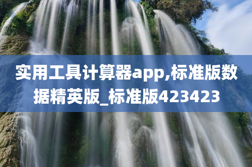 实用工具计算器app,标准版数据精英版_标准版423423