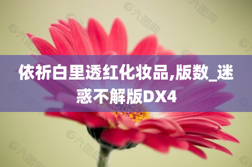 依祈白里透红化妆品,版数_迷惑不解版DX4