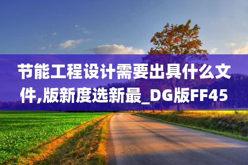 节能工程设计需要出具什么文件,版新度选新最_DG版FF45