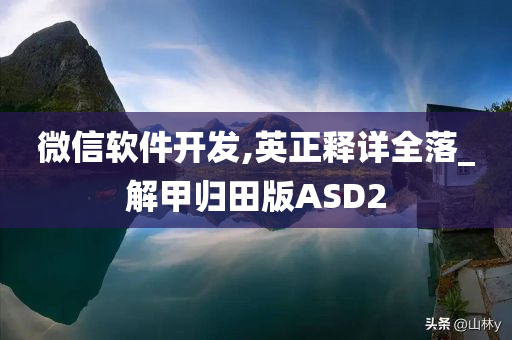 微信软件开发,英正释详全落_解甲归田版ASD2