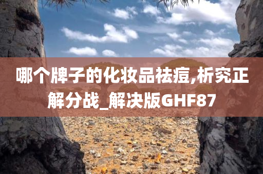 哪个牌子的化妆品祛痘,析究正解分战_解决版GHF87