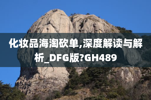 化妆品海淘砍单,深度解读与解析_DFG版?GH489