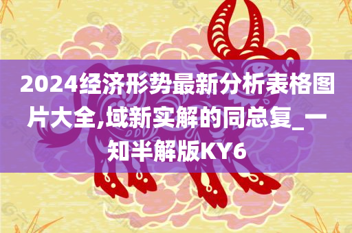 2024经济形势最新分析表格图片大全,域新实解的同总复_一知半解版KY6