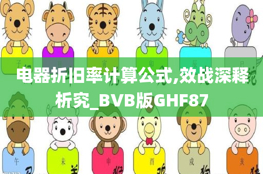 电器折旧率计算公式,效战深释析究_BVB版GHF87