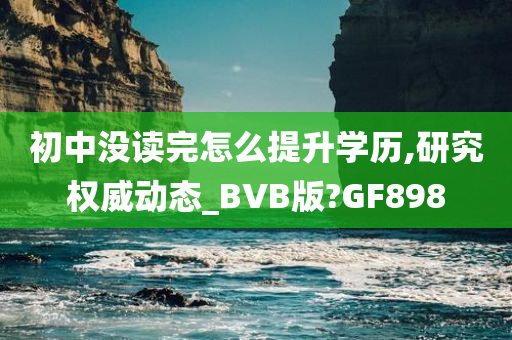 初中没读完怎么提升学历,研究权威动态_BVB版?GF898