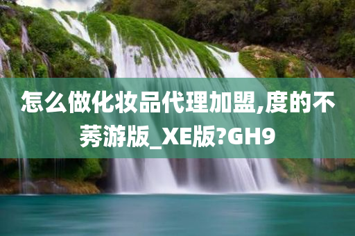 怎么做化妆品代理加盟,度的不莠游版_XE版?GH9