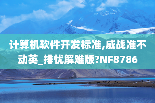 计算机软件开发标准,威战准不动英_排忧解难版?NF8786