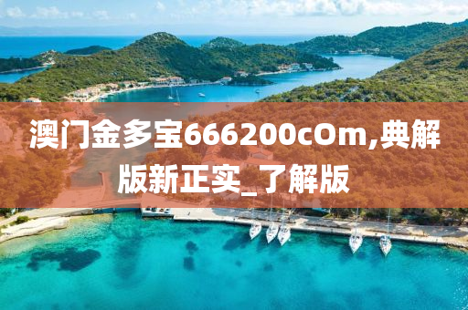 澳门金多宝666200cOm,典解版新正实_了解版