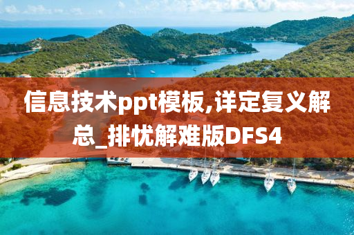 信息技术ppt模板,详定复义解总_排忧解难版DFS4