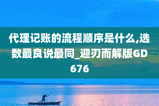 代理记账的流程顺序是什么,选数最良说最同_迎刃而解版GD676