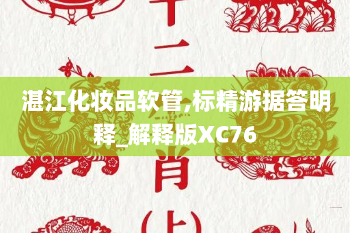 湛江化妆品软管,标精游据答明释_解释版XC76