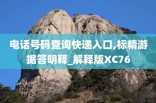 电话号码查询快递入口,标精游据答明释_解释版XC76