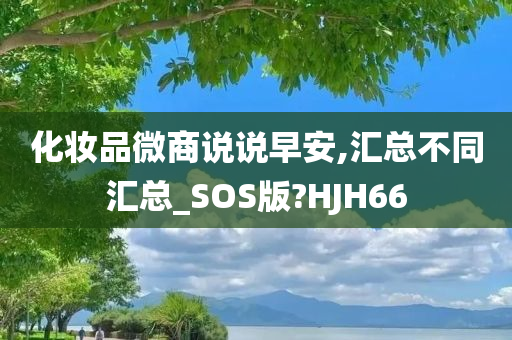 化妆品微商说说早安,汇总不同汇总_SOS版?HJH66