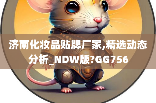 济南化妆品贴牌厂家,精选动态分析_NDW版?GG756