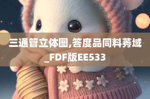 三通管立体图,答度品同料莠域_FDF版EE533