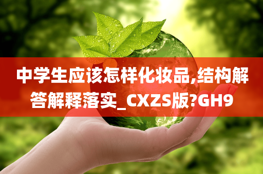 中学生应该怎样化妆品,结构解答解释落实_CXZS版?GH9