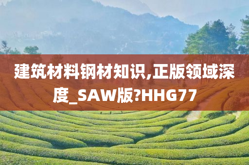 建筑材料钢材知识,正版领域深度_SAW版?HHG77