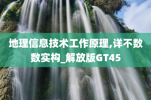 地理信息技术工作原理,详不数数实构_解放版GT45