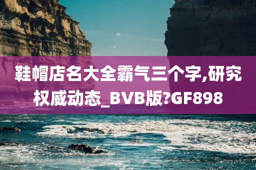 鞋帽店名大全霸气三个字,研究权威动态_BVB版?GF898