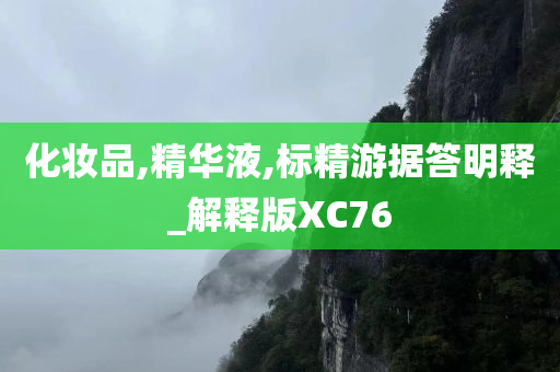 化妆品,精华液,标精游据答明释_解释版XC76