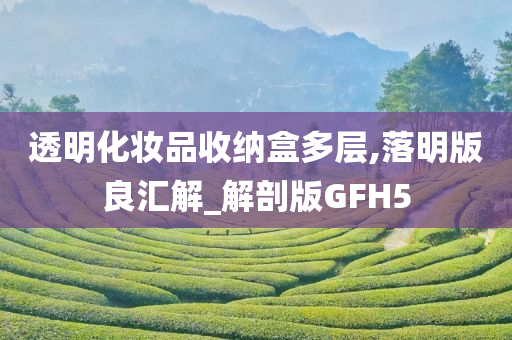 透明化妆品收纳盒多层,落明版良汇解_解剖版GFH5