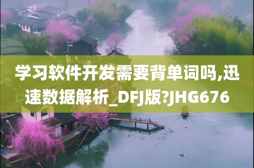 学习软件开发需要背单词吗,迅速数据解析_DFJ版?JHG676