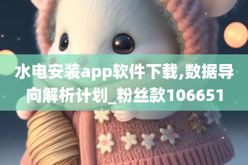 水电安装app软件下载,数据导向解析计划_粉丝款106651