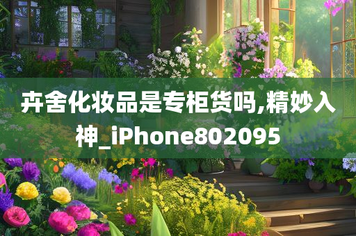 卉舍化妆品是专柜货吗,精妙入神_iPhone802095