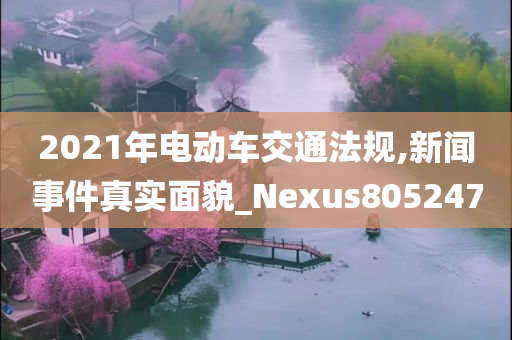 2021年电动车交通法规,新闻事件真实面貌_Nexus805247