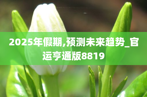 2025年假期,预测未来趋势_官运亨通版8819