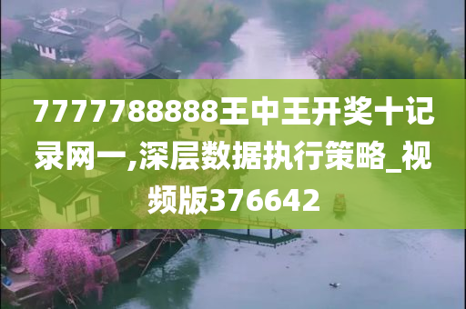 7777788888王中王开奖十记录网一,深层数据执行策略_视频版376642